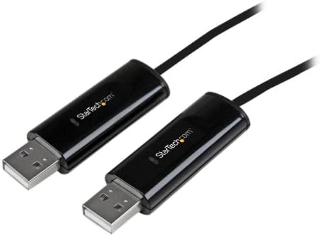 Startech.com 2 יציאה USB מקלדת מתג עכבר כבל W/ העברת קובץ עבור PC ו- Mac® - כבל העברת קבצים USB