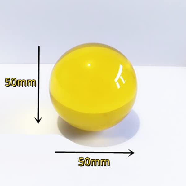 כדור קריסטל XIZHI K9 כדור קריסטל מוצק עם סוכן גביש חופשי K9 כדור קריסטל לצילום קישוט ביתי ומסיבה, 50