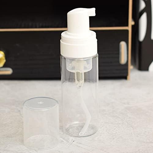 מתקן בקבוקי קצף סוטיקה, 2 יחידות מתקן בקבוקי סבון קצף שקוף בקבוקי ריסוס ריקים מקציף בקבוקי מתקן לסבון יד