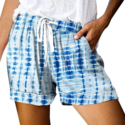 מכנסי רשת קצרים נשים נשים מזדמנות מכנסיים קצרים בקיץ חגורה אלסטית מכנסיים קצרים בכיסים מזיעה מכנסיים נשים סט