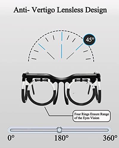 Lsyee אנטי תנועה משקפיים - משקפי מחלת תנועת אופנה עם 10 PCS טלאי מחלת תנועה ו -2 ישיבות מחלות תנועה, עיצוב כרית