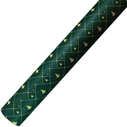 15 גיליונות סט חג המולד עטיפת נייר חתונה ירוק קישוט מתנה לעטוף כלי אמנות קראפט אריזה קלף אוריגמי