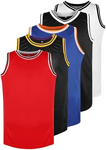 גופיית כדורסל ריקה של מזוספרו בגדי היפ הופ משנות ה -90 למסיבה, חולצות ספורט אימון אתלטי רגיל לגברים-3