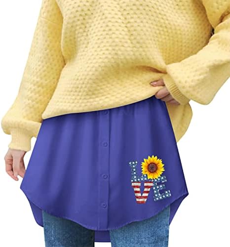 דוט חצאית עצמאי תחנת פראי חולצה נדנדה סוודר חצאית לשים על בתוך עם תחתון מודפס נשים חצאיות מידי