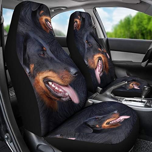 כיסויי מושב לרכב בהדפס כלב ביוקרון