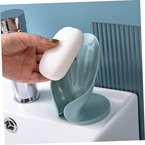 Holibanna 6 PCS ניקוז סבון מחזיק סבון סבון ניקוז מאבטחת אמבטיה מגש סבון מפלסטיק מגש סבון מתנקן סבון קופסת