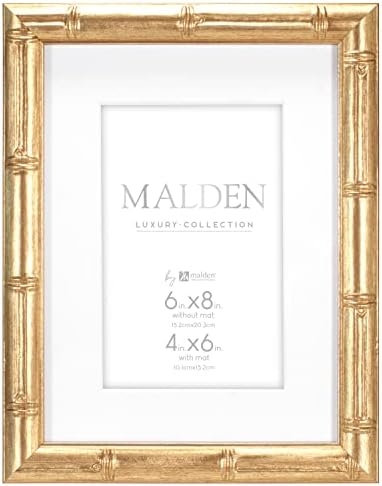 עיצובים בינלאומיים של מלדן 4x6 במבוק זהב מוזה