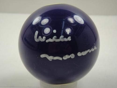 ווילי מוסקוני חתום על JSA מוסמך חתימה אותנטית 4 כדור בריכה ביליארד - מוצרים עם חתימה