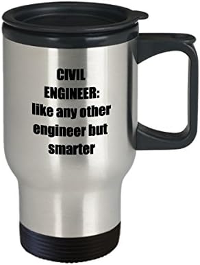 ספל נסיעות מהנדס אזרחי - מתנת ספל קפה הנדסית מצחיקה סרקסטי