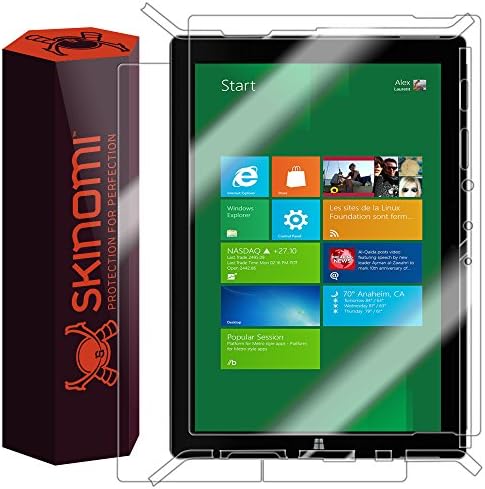 Skinomi גוף מלא מגן עור תואם ל- Microsoft Surface 3 Techskin כיסוי מלא סרט HD Slue