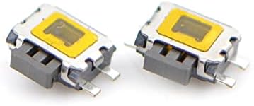 לחצן מתג מתג מתג 10 חתיכות YD-3414 4PIN SMT SMD SMD צד טקט טקט טקט כפתור כפתור מתג הרכבה עומס DC12V 0.5A לחצן