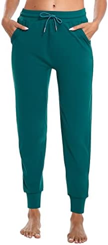 Mipaws High Weath המותניים המותניים האימון הקל משקל משקל עם מכנסי טרנינג באורך מלא מכנסי ריצה פעילים עם