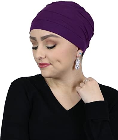 צעיפים של כובעים ועוד סרטן כובע כימיה לנשים עם נשים עם ראשים קטנים טורבן במבוק פטיט לכיסוי ראש