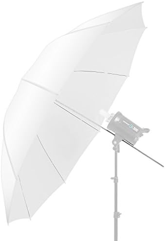 60 אינץ/ 152 סמ צילום שקוף רך לבן מפזר מטרייה עבור תמונה ווידאו סטודיו