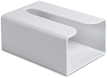 XHJTD קופסת רקמות מחזיק כיסוי ABS מתקן נייר פלסטיק, מחזיק נייר טואלט ללא אגרוף קיר, מגש אחסון מחזיק נייר פשוט לגלילה