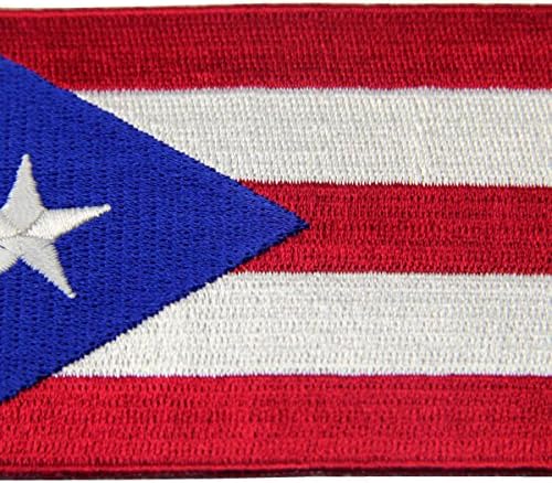 פורטו ריקו דגל רקום לאומי סמל פורטו ריקני ברזל על לתפור על תיקון