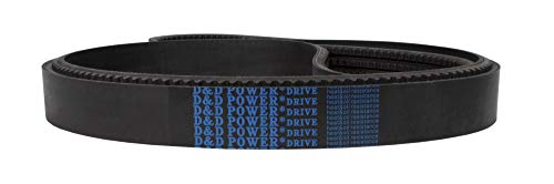 D&D PowerDrive 5/3VX560 חגורת V עם חגורה משובצת, גומי