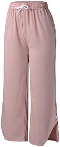 מכנסי קסילוצר נשים נשים מכנסי טרקלין ארוכות המותניים הגבוהים משיכת מכנסי רגל רופפים מכנסיים מכנסיים מזדמנים