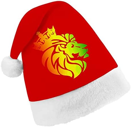 ראסטה האריה כתר חג המולד סנטה כובע עבור אדום חג המולד כובע חג טובות חדש שנה חגיגי ספקי צד