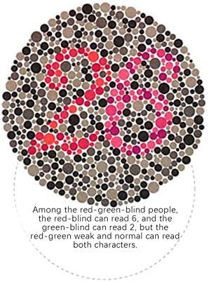 אדום ירוק צבע עיוור משקפיים, צבע עיוור משקפיים עם משקפיים מקרה עיוורון צבעים מתקנת משקפיים עבור אדום