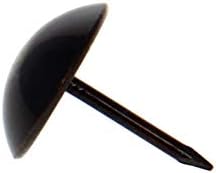 בטומשין ריפוד ציפורניים נעצים 0.63 ראש קוטר ברזל בציר סגנון מתכת עגול אגודל לדחוף סיכות 0.83 גובה