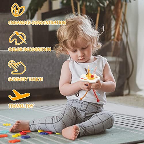 צעצועים לתינוקות של Ksasky Montessori לצעצועים חושיים בני שנה לפעוטות 1-3 משיכה פעילות פעילות צעצועים