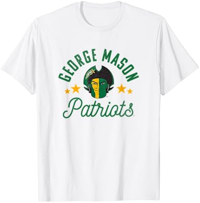 חולצת טריקו לוגו של אוניברסיטת ג'ורג 'מייסון