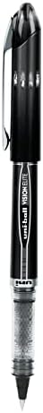 uniball Vision Elite Pensball Pens עם קצה מיקרו נקודה עדינה של 0.5 ממ, שחור, 12 Count & Uniball