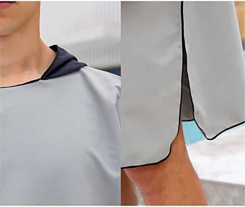 DHTDVD כיס גדול מיקרופייבר חליפת צלילה החלפת חלוק פונצ'ו מגבת חוף למבוגרים לייבוש מהיר גלימת ספורט למגבות