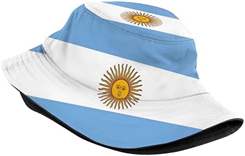 כובע דלי דגל ארגנטינה חמוד כובע דייג ארגנטיני אריזנטינאי כובע קיץ טיול חוף כובע כובע חיצוני לגברים נשים