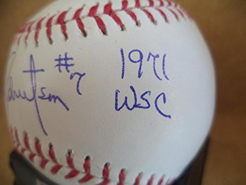 בוב רוברטסון 7 1971 שודדי ה- WC החתמו על חתימות M.L. בייסבול w/coa