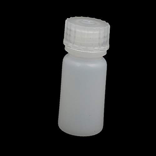 X-DREE 4ML HDPE פלסטיק פה רחב רחב מעבדה כימית בקבוק מדגם בקבוק מדגם (Botella de Muestra de Botella