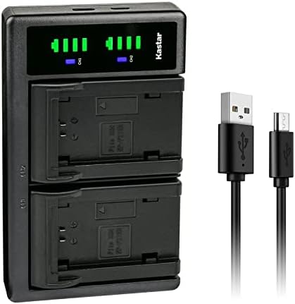 KASTAR LTD2 מחליף מטען סוללות USB לסוללת SONY NP-FZ100, מטען Sony BC-QZ1, Sony Alpha 9, Alpha A9 / ILCE-9, Alpha