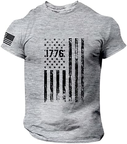 חולצת דגל אמריקאית שרוול קצר 4 ביולי תלבושות במצוקה דגל אמריקאי חולצות פטריוטיות חולצות שרירים
