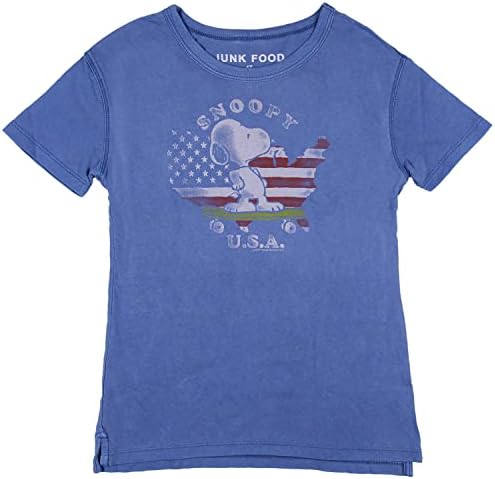 בוטנים סנופי ילדים קטנים ארהב סקייטבורד אמריקה בציר במצוקה חולצה טי