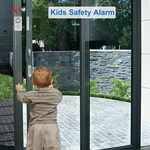 חיישני אזעקת דלת חלון לילדים אזעקות דלתות בריכת בטיחות לאבטחה ביתית 8 חבילה כסף