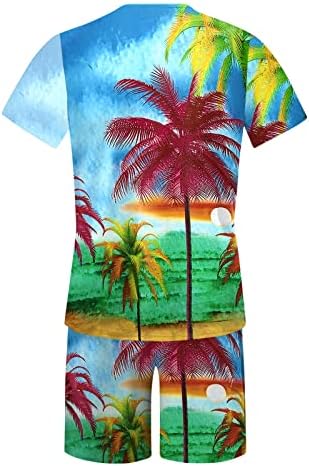 חולצות אימון קיץ של BMISEGM לגברים בגברים תלבושת קיץ חוף חוף שרוול קצר חולצה מודפסת חולצה חליפה קצרה