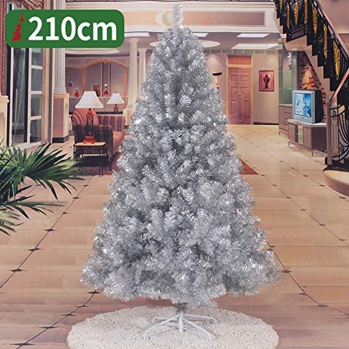 עץ חג המולד המלאכותי של Dulplay Premium 6.8ft PVC עצים מעוטרים עמדת מתכת-אמיתית עמדת הרכבה קלה