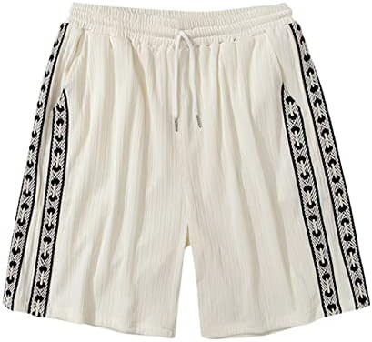 מיאשוי מושלם עבור גברים גברים של קיץ מוצק צבע מכנסיים גומייה רופף מזדמן ספורט מכנסי ריצה ישר גליטר