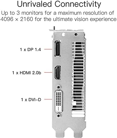 KAER AMD Radeon RX 550 כרטיס גרפי 4GB GDDR5 128 BIT DIRECTX 12 PCI EXPRESS 3.0 X8 DP HDMI DVI-D משולש קישורים,
