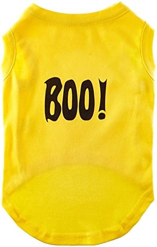 מוצרי חיית מחמד של מיראז 'Boo! חולצות הדפסת מסך צהוב LG