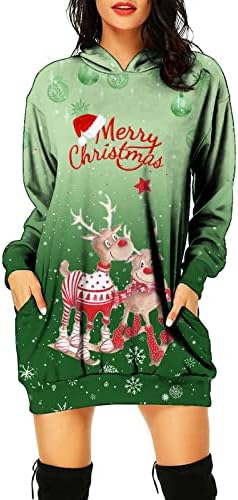 שמלות חג מולד לנשים משובץ צוואר צוואר עץ חג המולד שמלה מזדמנת בתוספת שמלת מסיבת לילה קוקטייל ללא גב.