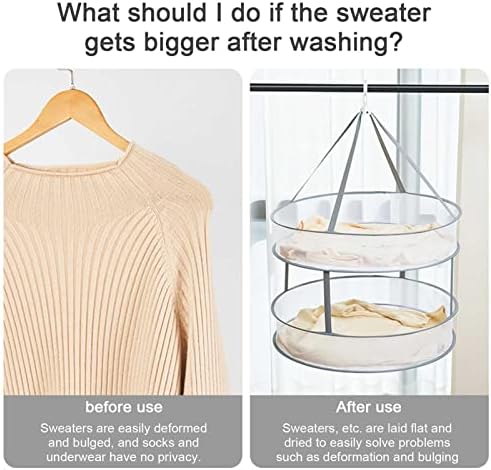 סוודר מקלב, קולב, גדול קיבולת מקלב, כביסה נטו מקלב, מתקפל 2 שכבות, עבור בגדים, תחתונים