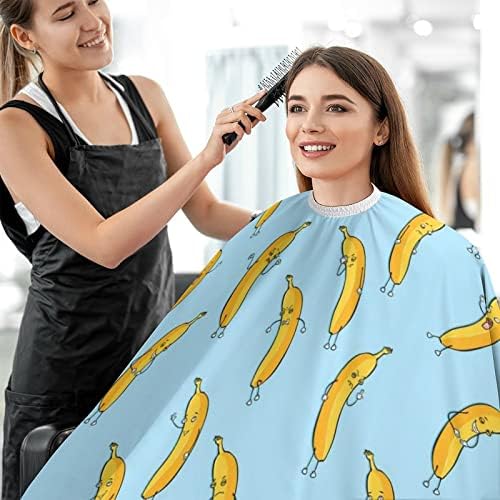 מבוגרים בננה מצחיקים מספרה קייפ קלה סטיילינג קלה חיתוך שיער חיתוך שיער שמלת שכמייה שמלת שכמייה