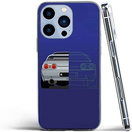 מארז טלפון תואם ל- iPhone 13 Pro Max מכונית מגניב קו Skyline טהור GTR TPU Japans ברור כיסוי טלפון סיליקון