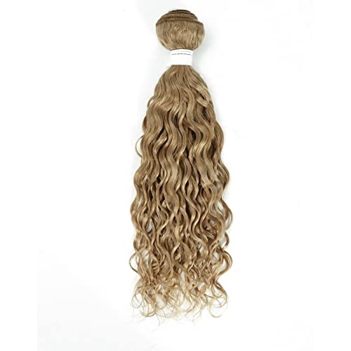 שיער טבעי חבילות מים גל דבש בלונד שיער טבעי הרחבות לתפור בשיער לנשים שחורות 16 אינץ