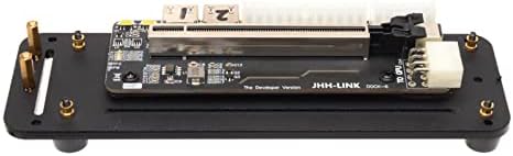 Araierd M.2 NVME ל- PCIE 3.0 X16 מחבר כרטיס גרפי חיצוני כרטיסי קיקסטנד בסיס סוגר עם PCI-E 16X