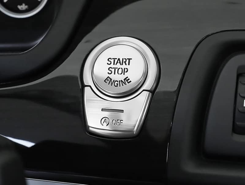 מדבקת כיסוי כפתור התחלה חדשה של מגן תואמת BMW 7 סדרה F01 F02 2008- 730i 740i 750i 760i