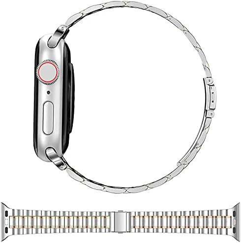 Nyeneil תואם לפס שעון Apple 38 ממ 40 ממ 41 ממ 42 ממ 44 ממ 45 ממ אולטרה 49 ממ נירוסטה STEE IWatch Band
