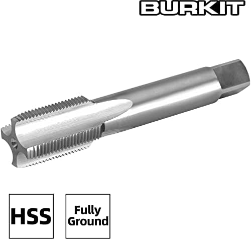 Burkit M27 x 1.25 חוט ברז על יד ימין, HSS M27 x 1.25 ברז מכונה מחורצת ישר